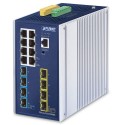 PLANET TSN-6325-8T4S4X Industrial L3 8-Port 10/100/1000T + 4-Port 1G/2.5G SFP + 4-Port 10GBASE-X SFP+ Managed TSN Ethernet Switch